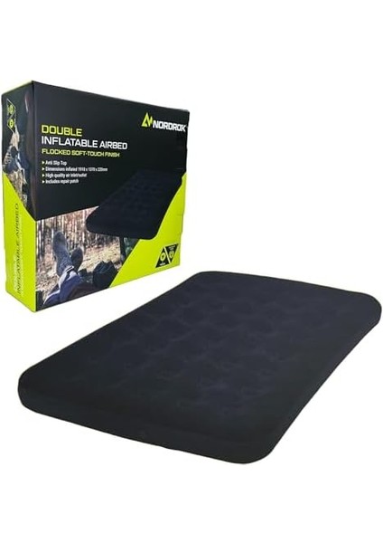 75146 Double Flocked Inflatable Airbed