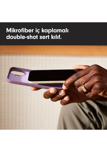 16 Kılıf - Magsafe, Çizilmeye Dayanıklı Koruyucu Kılıf, Ince Form, Mikrofiber Kaplama - Menekşe Moru fiyatları