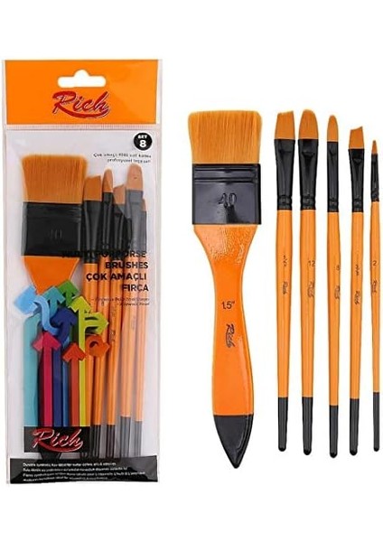 Rich Fırça Seti 6lı