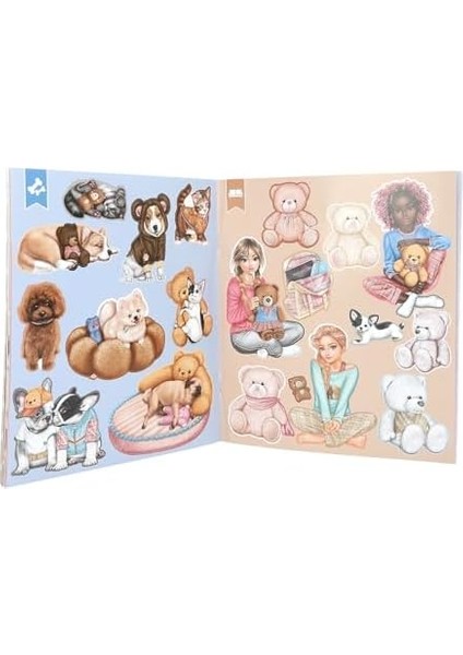 13209 Çıkartma Defteri, 20 Resimli Arka Plan Sayfası, Kişisel Tasarım Için, 3 Çift Sayfa Çıkartma Dahil