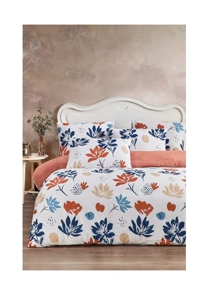 Laliva Esintisi Çarşafı Lastikli Çift Kişilik Nevresim Takımı