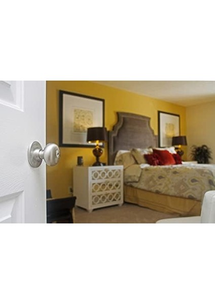 753319 2-Way Latch Privacy Knob, Satin Nickel Finish fiyatları