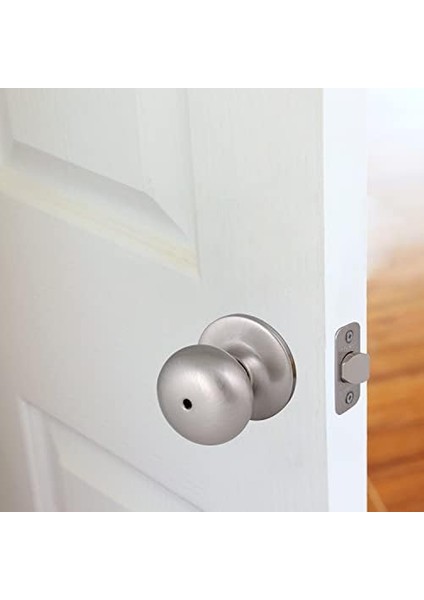 753319 2-Way Latch Privacy Knob, Satin Nickel Finish modelleri