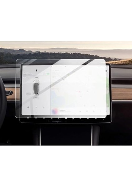 Tesla Y New 15.4inch Multimedya Temperli Cam Ekran Koruyucu – 99% Işık Geçirgenliği, Yağ ve Parmak Izine Dayanıklı Kaplama, Hassas Dokunma, Yüksek Yüzey Sertliği ve Etkili Koruma fiyatları