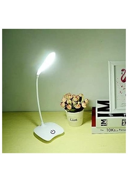 USB Şarj Olabilen 360 Derece Oynar Başlıklı Beyaz Işıklı Dokunmatik Dimmerli LED Aydınlatmal modelleri