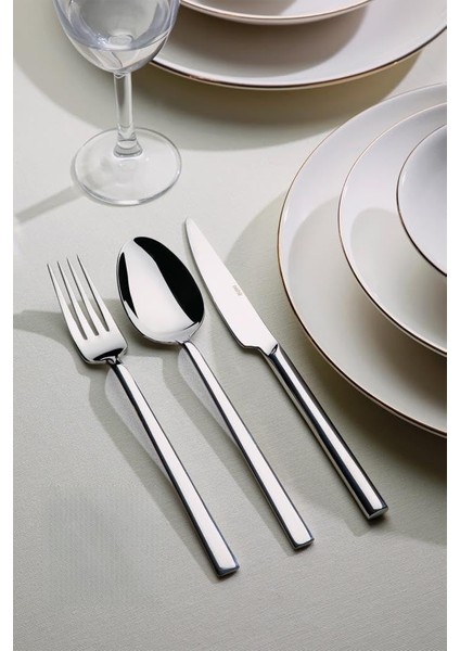 Dalyan Sade 60 Parça Çatal Kaşık Takımı