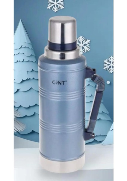Gint 10. Yıl Rengi Termos 24 Saat 12 Soğuk Tutabilen Kaliteli Vakumlu Çelik Termos