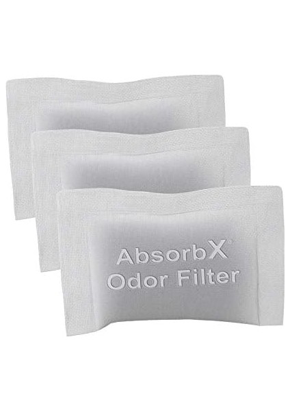 Sensorcan 3&apos;lü Paket Absorbx Koku Gidericiler Emer, Doğal Aktif Karbon, Biyobozunur, Koku Bölmeli 13 Gal Çöp Kovası ile Kullanım Için, Filtre, 3 Adet fiyatları