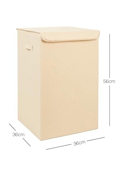 Bej Çamaşır Kutusu 36 x 36 x 56 cm fiyatları
