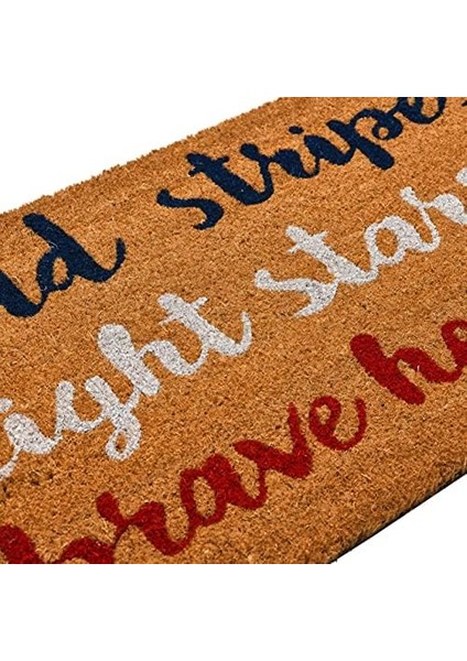 Co-Op Hindistan Cevizi Girişi Mesaj, Kalın Çizgiler, Parlak Yıldızlar, Brave Hearts Paspas, Doğal fiyatları