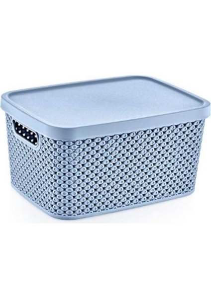 Life Serisi Kutu Seti (3x7 Litre) – Desenli Kapaklı, Şık ve Düzenli Saklama Için Tasarlandı