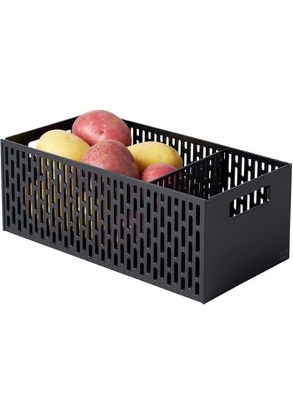 5021 Tower Sebze Sepeti, Minimalist Tasarım, Abs Reçine, Siyah, 15,3 x 32 x 12,2 cm (U x G x Y)