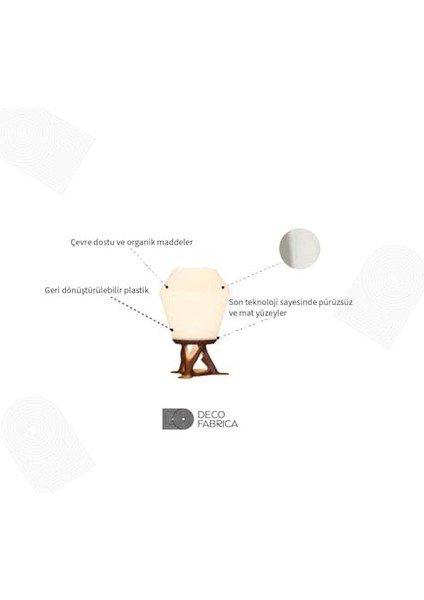 Modern Organik Tasarım Masa Lambası – Akışkan Formlu Minimalist | Ev ve Ofis Için Doğal Ilhamlı Dekoratif Aydınlatma