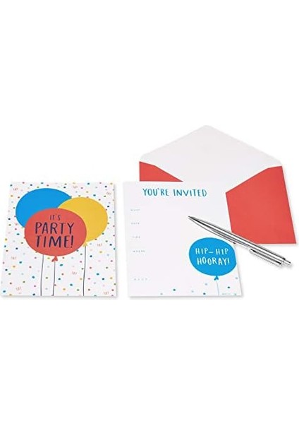 Greetings Doğum Günü Partisi Davetiyeleri, Balonlar (25 Adet) fiyatları