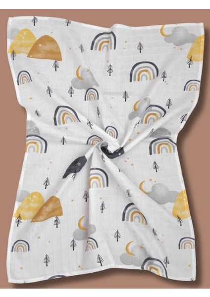 Çok Amaçlı Müslin Örtü & BATTANIYE,%100 Pamuk, 70X100 cm