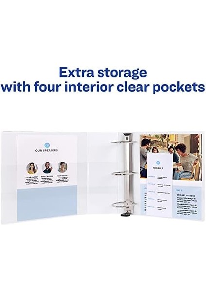 Ağır Hizmet Tipi Görünüm 3 Halka Bağlayıcı, 5 "tek Dokunuşla Ezd Halka, 8.5" x 11" Kağıt Tutar, 1 Chartreuse Bağlayıcı (79815) modelleri