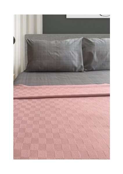 Tek Kişilik Doğal Pamuk Pike Pudra, Dört Mevsim Pike, 160X240 Cm, 1025 gr fiyatları