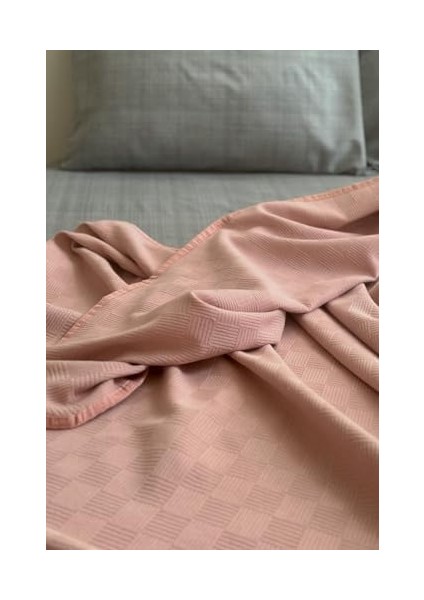 Çift Kişilik Doğal Pamuk Pike Pudra, Dört Mevsim Pike, 200X240 Cm, 1275 gr modelleri