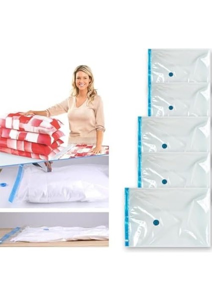 Vakumlu Hurç Poşet Setleri, Her Kullanıma Uygun (2 Adet) 80X100 cm Büyük Boy fiyatları