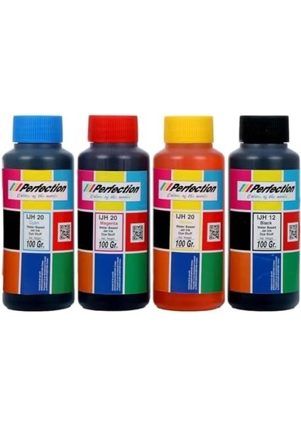 Perfection Uyumlu T Serisi Tanklı Yazıcılar Mürekkep Dolum Seti 4X100 Gr. fiyatları