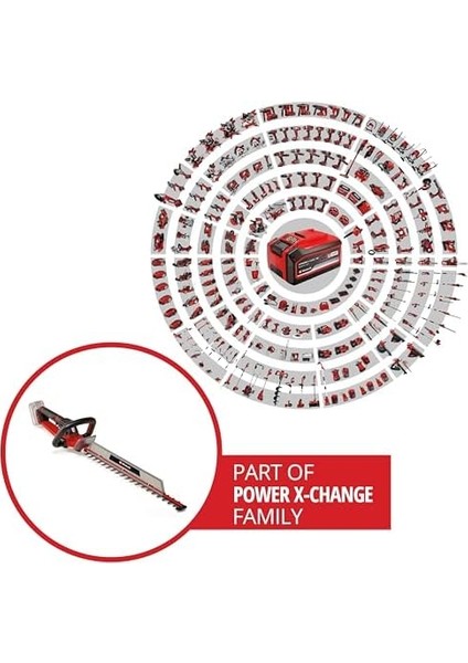 Professional Akülü Çit Budama -Ch 18/61 Li Bl-Solo Power X- (18 V, Kömürsüz, Kesme Uzunluğu 61 cm Blokaj Sistemi, Kılıf Dahil, Aküsüz) fiyatları