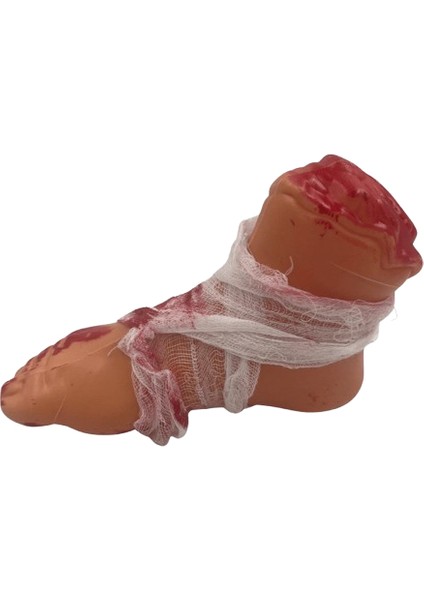 Cadılar Bayramı Halloween Plas. Kesik Ayak Sargılı