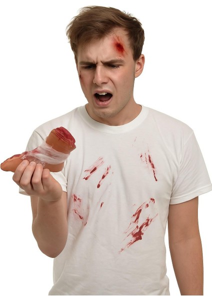 Cadılar Bayramı Halloween Plas. Kesik Ayak Sargılı