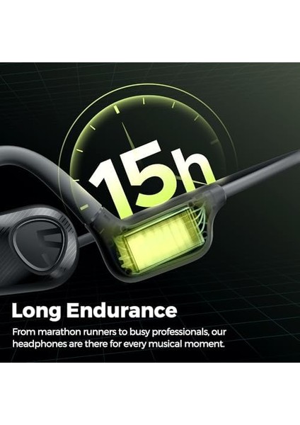 Runfree Lite2 Açık Kulak Kulaklıkları Bluetooth, Hava Iletimi Kablosuz Kulaklıklar, 16.2mm Sürücü Gelişmiş Bas, 2-Mic Clear Calls, Fit, Bluetooth 5.3 Kulaklıklar modelleri