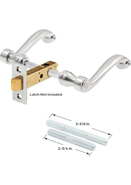 Security E 2663 Fransız Kolonyal Kapı Kolları, Ağır Döküm Tasarımı, Nikel Kaplama, 1/4" Tahrik Sistemi Kullanır, (1 Set) modelleri