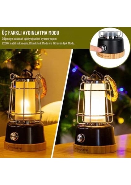 Echo Retro Kamp Lambası