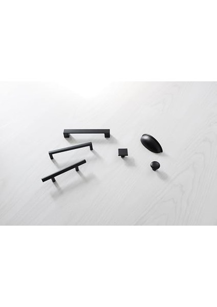 Bar Çekme 7,6 cm Merkezden Merkeze Mat Siyah Kaplama (10&apos;lu Paket) fiyatları