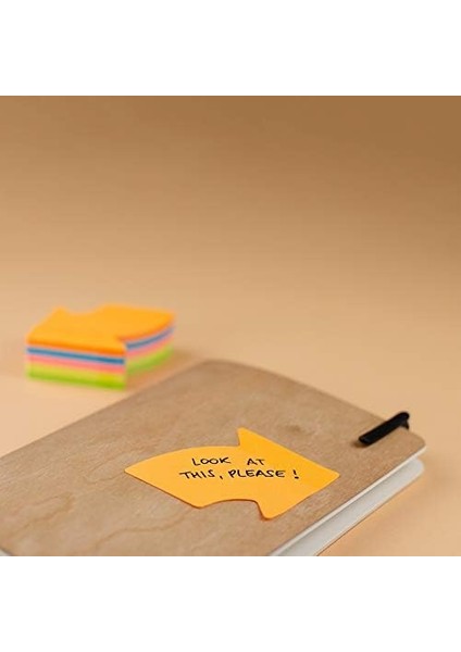 70 x 70 mm (Ok Işareti), Fantasy Yapışkanlı Not Kağıdı ile 5 Neon Renkler, 250 Adet) fiyatları