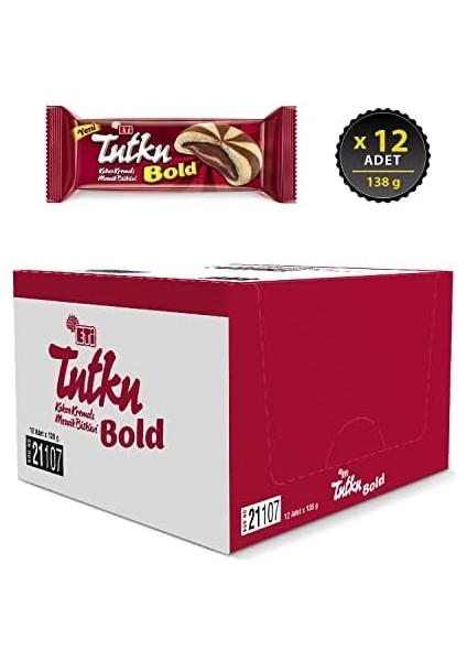Eti Tutku Bold Kakao Kremalı Mozaik Bisküvi 138 G x 12 Adet modelleri