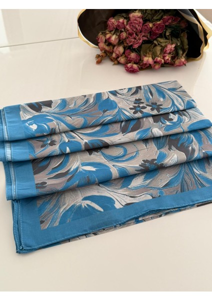 Lale Desenli Soft Şal