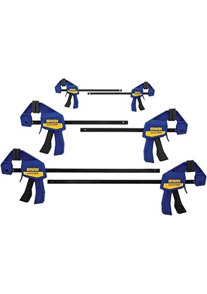 -Grip Bar Kelepçesi, Tek Kullanımlı, Mini, 6&apos;lı Paket (1964749), Mavi fiyatları