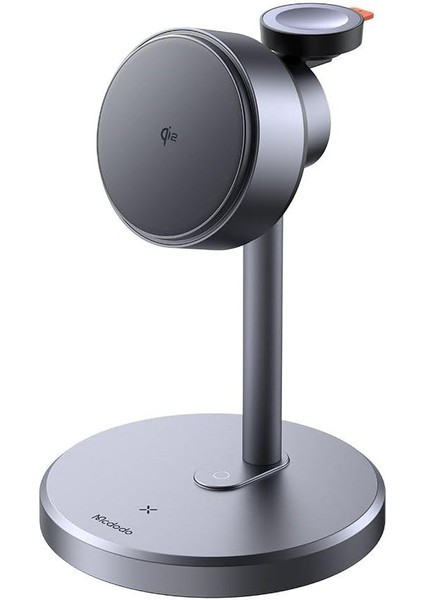 CH-2462 3in1 15W Magq Qi2 Kablosuz Şarj Standı Siyah