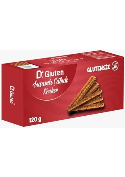 Dr. Gluten Glutensiz Susamlı Çubuk Kraker