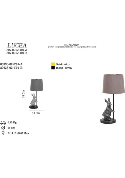 Olvıra 02 Masa Lambası A 1XE14 fiyatları