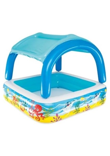 Gölgelikli Oyun Havuzu 1.40M x 1.40M x 1.14M