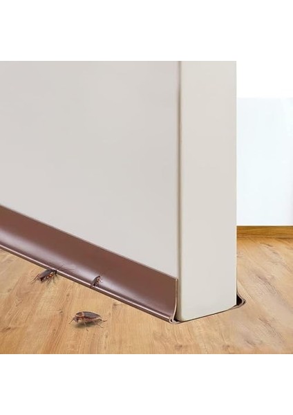 Kapı Alt Contası, 96CM Silikon Kapı Altı Süpürgesi, Ayarlanabilir Kapı Contası, Ses Yalıtımlı Hava Geçirmez Bant, Böcek, Hava ve Toz Girişini Engellemek Için Ideal