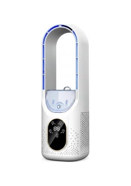 Robo Taşınabilir Kişisel Hava Soğutucu 4 Ü Bir Arada. Hava Soğutucu-Buharlı Nemlendirici-Masa Fanı