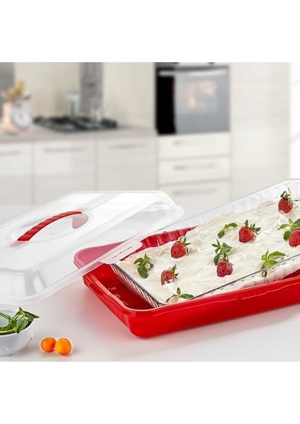 Life Dikdörtgen Börek Taşıma Kabı – Borcam Uyumlu, Sızdırmaz, Kilitli, Güvenli Taşıma ve Şık Sunum (Gri) fiyatları