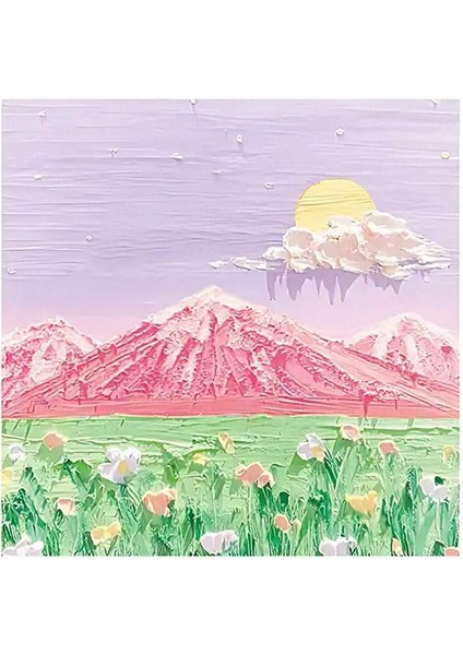 Guguk Mor-Yeşil Manzaralı Temalı Renkli Not Seti fiyatları