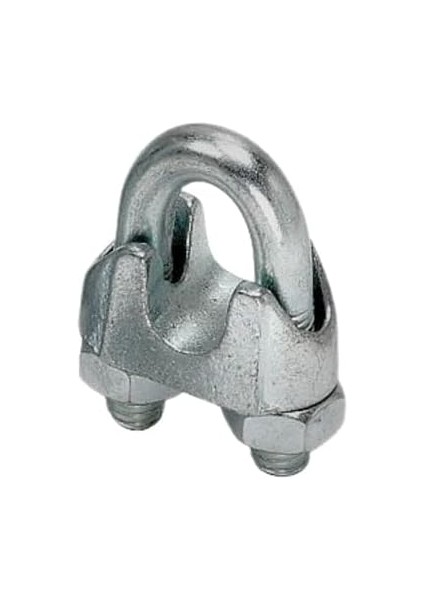 Halat Klemens Seti, Metal, 10 Mm, 5 Adet