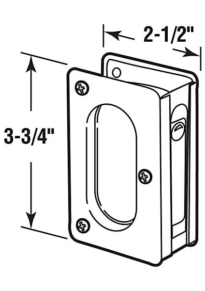 Ürünler N 7363 Closet Kapı Passage Pull