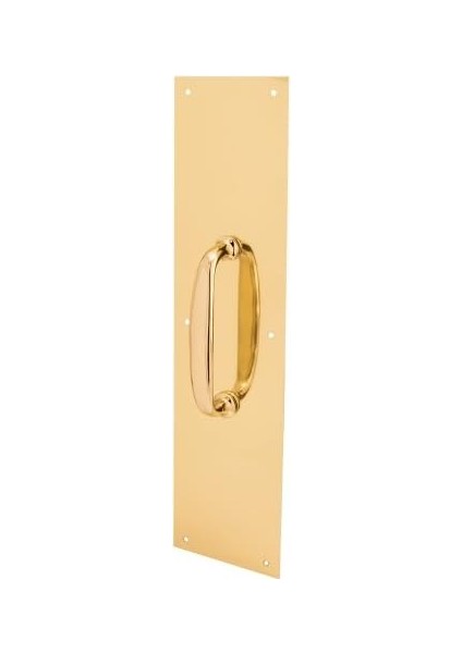 Ürünler J 4578 Kapı Pull Tabak, 4-Inç x 40,6 Cm, Oval Sap, Pirinç Cilalı fiyatları