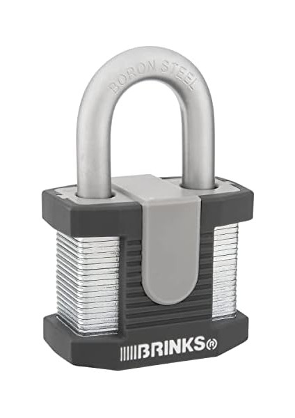 - 50 mm Ticari Lamine Çelik Anahtarlı Asma Kilit, 6&apos;lı Paket - Bor Çelik Kelepçeli Katı Çelik Gövde