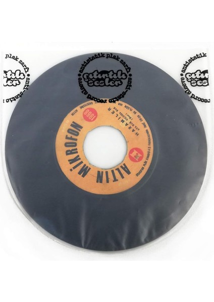 Çıtırtılı Sesler Şeffaf Antistatik 45&apos;lik (7") Plak Zarfı (20 Adet) fiyatları