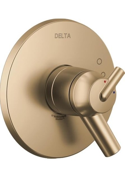 Trinsic 17 Serisi Çift Işlevli Duş Kolu Vana Kiti, Şampanya Bronz T17059-CZ (Vana Dahil Değildir)