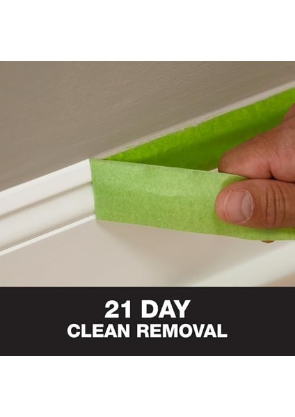 240660 Çok Yüzeyli Boyacı Bandı, Orta Yapışma, 1,41 Inç x 60 Yard, Yeşil, 4 Rulo modelleri